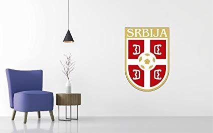Serbia Soccer Logo - Amazon.com: Serbia Team - Soccer Logo - Wall Decal Removable ...