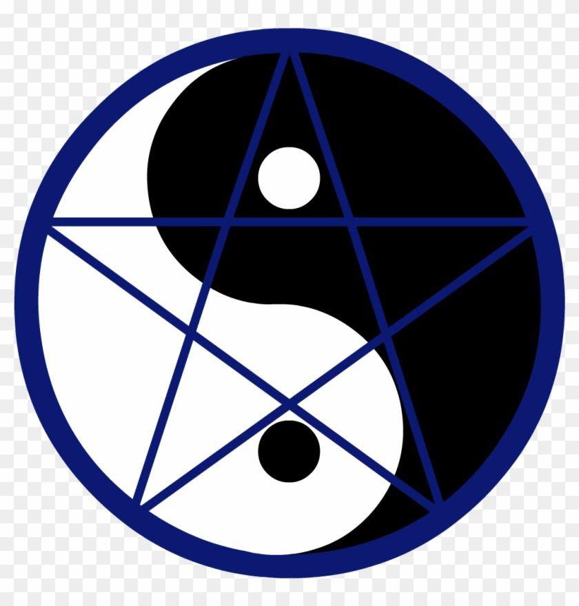 Circle around a Star Logo - Ying Yang Pentagram By Bobfleadip With Circle Around