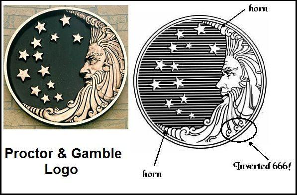 Procter and Gamble Logo - Local Myths & Legends:The Procter & Gamble Satanic Logo | Creepy ...