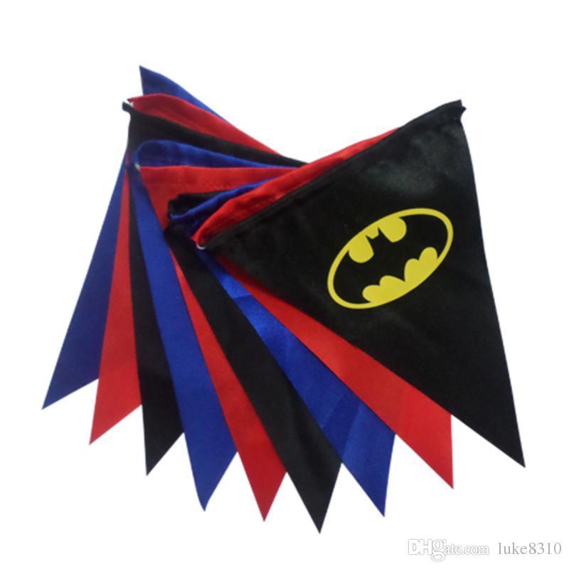 Spiderman Flag Logo - 2019 Superhero Banner & Party Flag, Set , Red,Blue ,Black,Superman ...