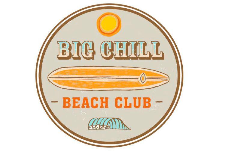 Club Chill Logo - Big Chill Beach Club Logo Surfboard Patchcrenh | Rehoboth DE ...