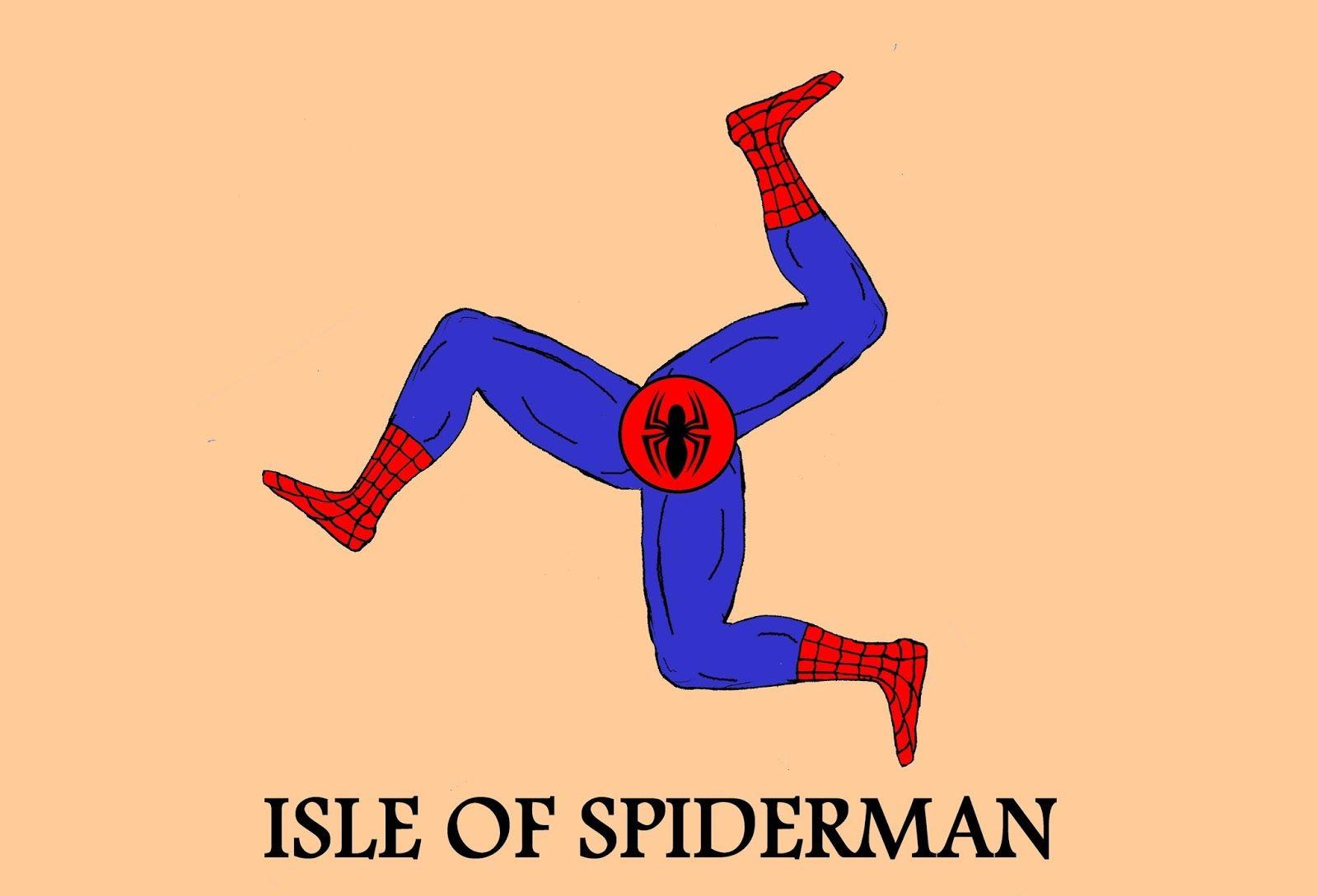 Spiderman Flag Logo - The Voice of Vexillology, Flags & Heraldry: Isle of Spiderman Flag