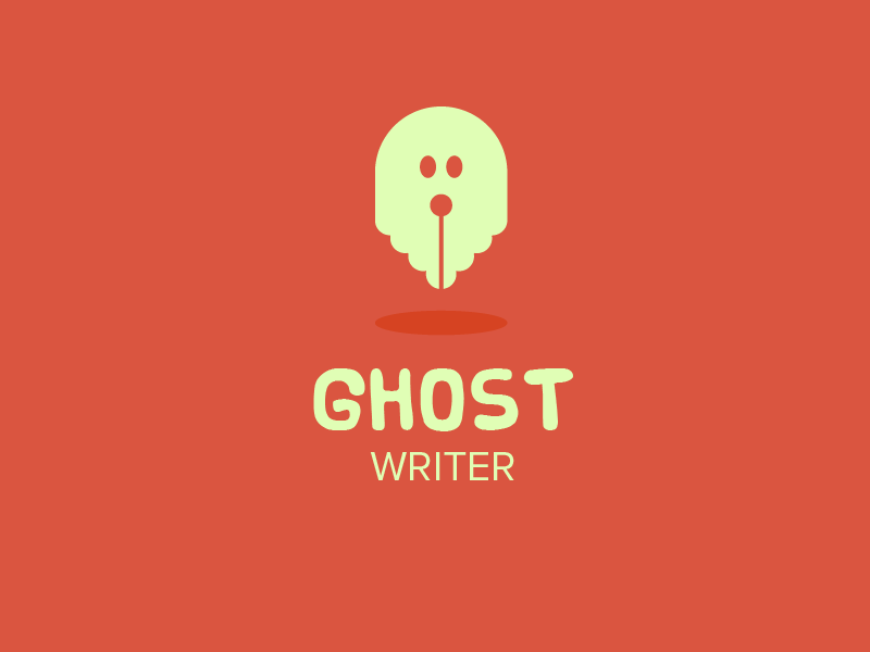 Cool Ghost Logo - Ghost Writer Logo. design. logo. Logos, Writer logo