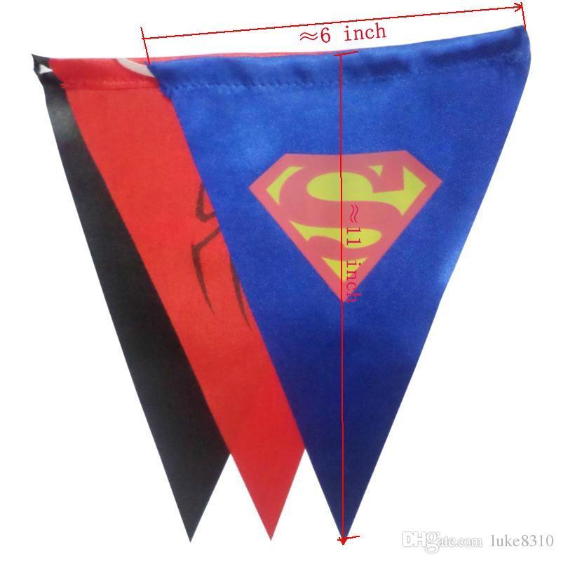 Spiderman Flag Logo - 2019 Superhero Banner & Party Flag, Set , Red,Blue ,Black,Superman ...