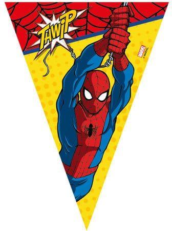 Spiderman Flag Logo - Ultimate Spider-Man Party Banner – My Party Monster