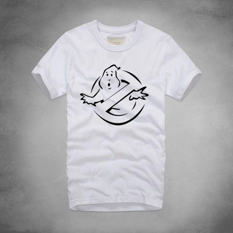 Cool Ghost Logo - 1 No Ghost Logo Printed T shirt Ghostbusters World Game Shirts Cool ...