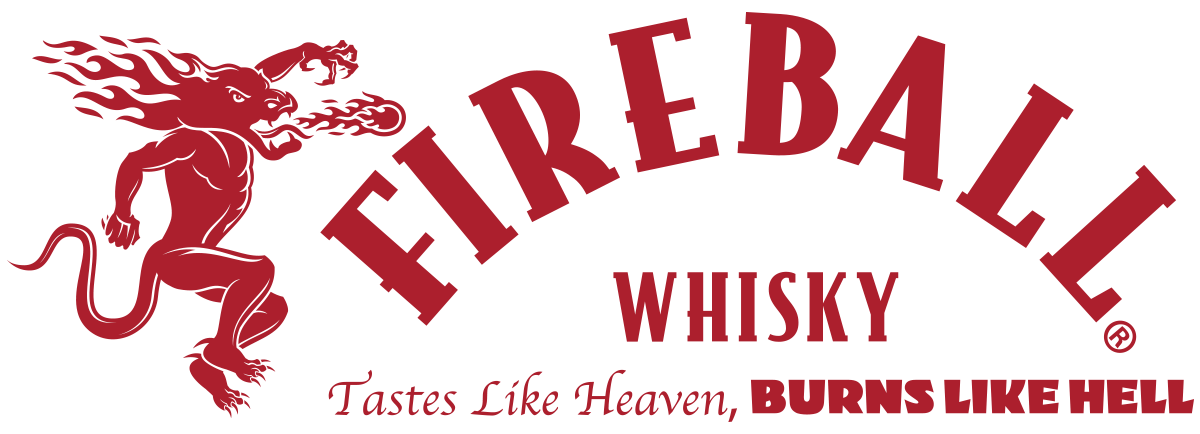 Fireball Logo - Fireball Cinnamon Whisky | Tastes like Heaven, Burns like Hell What ...