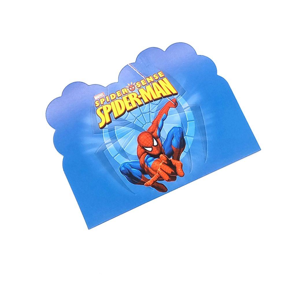 Spiderman Flag Logo - 74pcs For 12 Kids Child Spider Man Theme Flag Banner Tableware Set ...