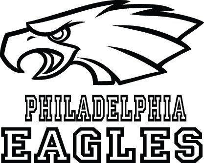Eagles Name Logo - Philadelphia Eagles Football Logo & Name Custom by VinylGrafix | My ...