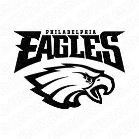 Eagles Name Logo - PHILADELPHIA EAGLES IRON-ONS | YOUR ONE STOP IRON-ON TRANSFER DECAL ...
