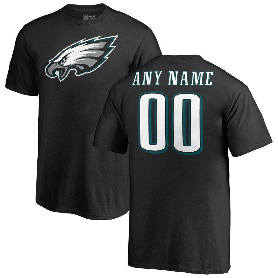 Eagles Name Logo - Philadelphia Eagles NFL Pro Line by Fanatics Branded Youth Custom ...