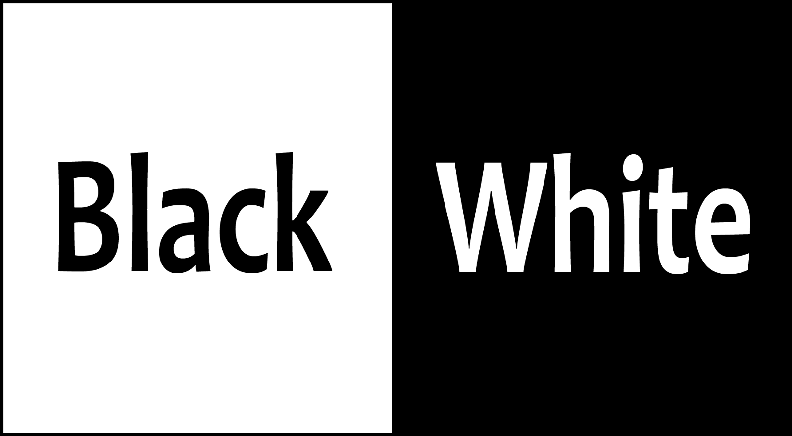 Black Word Logo - Word Connections: Black & White