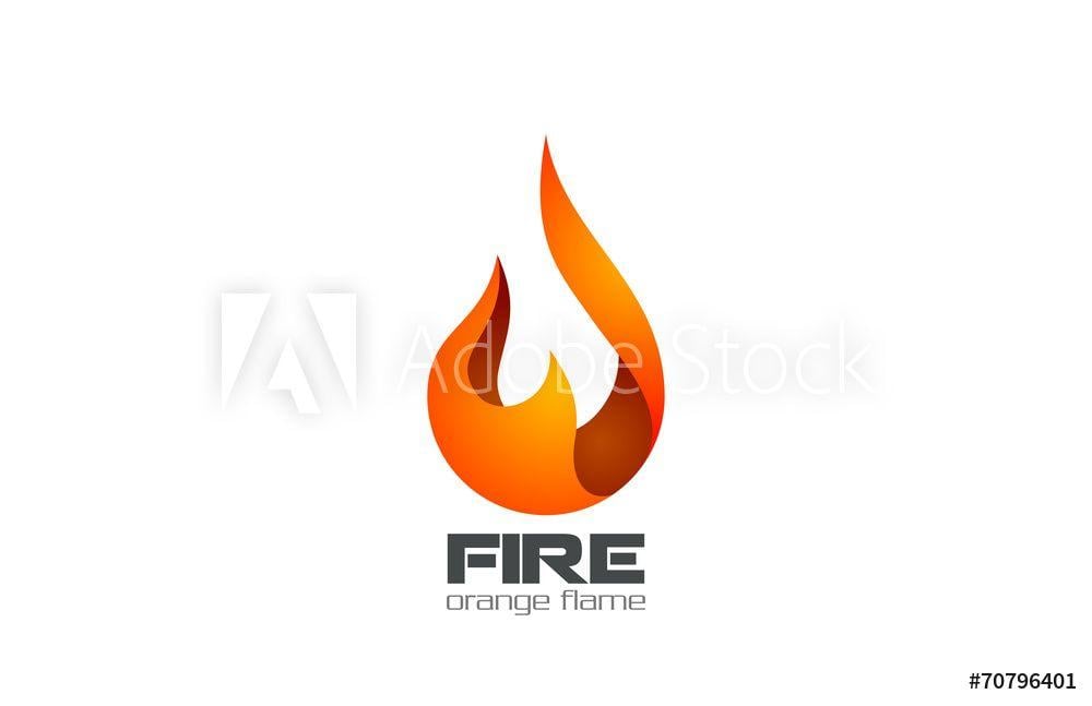 Fireball Logo - Photo & Art Print Fire Flame Logo design vector. Fireball logotype ...