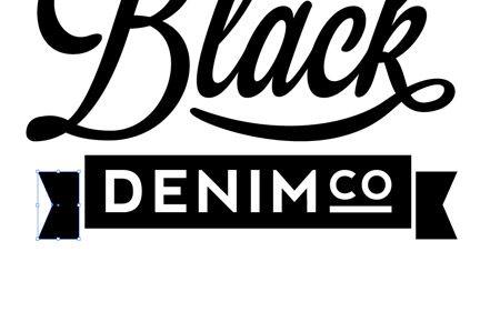 Black Word Logo - Create an Aged Vintage Style Logo Design in Illustrator