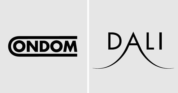 Black Word Logo - Artist Turns Words Into Logos With Hidden Meanings (48 Pics) | Bored ...