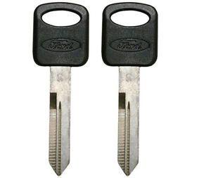Blank Oval Logo - 2 New Ford OEM Oval Logo Uncut Master Key Blank Keys - MADE IN USA ...