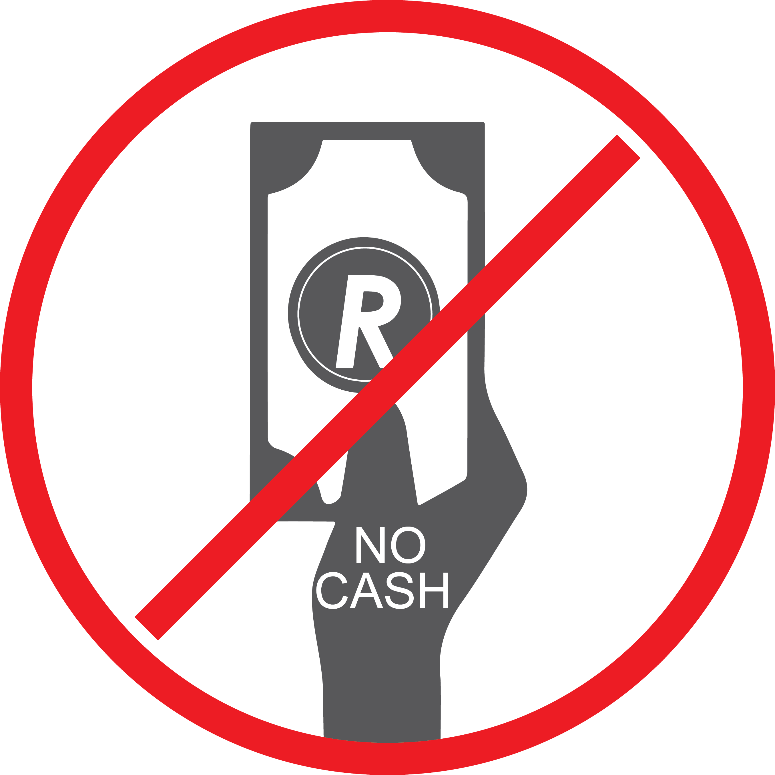 No Cash Logo - Children's Walkabouts - Turbine Art Fair