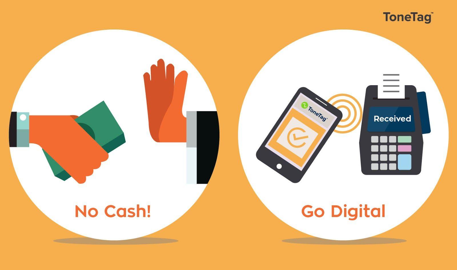 No Cash Logo - No Cash - Go Digital - India The Nation