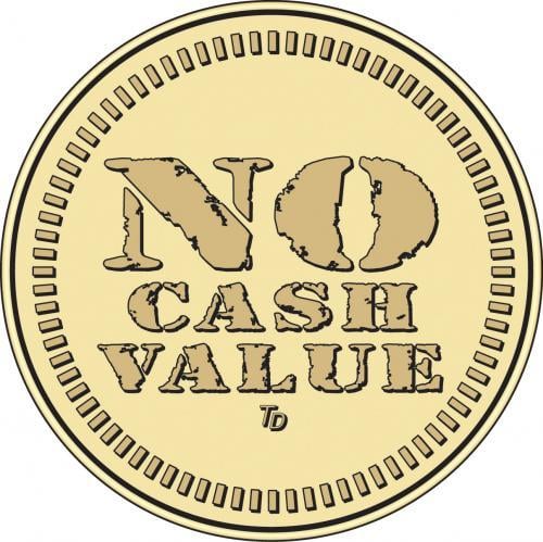 No Cash Logo - No Cash Value (rubber stamp) | TokensDirect