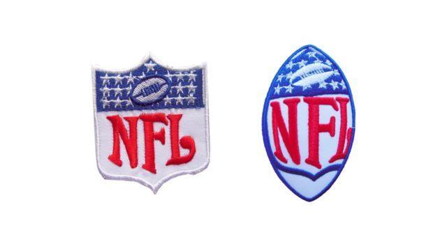 Shield Football Logo - 2 NFL National Football League Shield Logo Embroidered Iron on ...