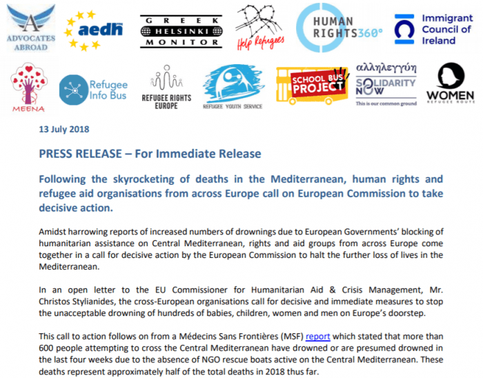 WRR Logo - WRR open letter to the EU Commissioner for Humanitarian Aid & Crisis