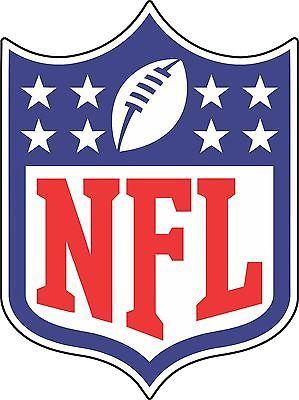 Shield Football Logo - NFL FOOTBALL SHIELD Logo bumper sticker wall decor vinyl decal, 5x