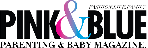 Pink and Blue Logo - About and Blue Magazine