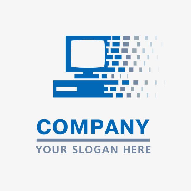 Computer Technology Company Logo - Blue Computer Technology Logo Vector, Computer, Logo, Vector PNG