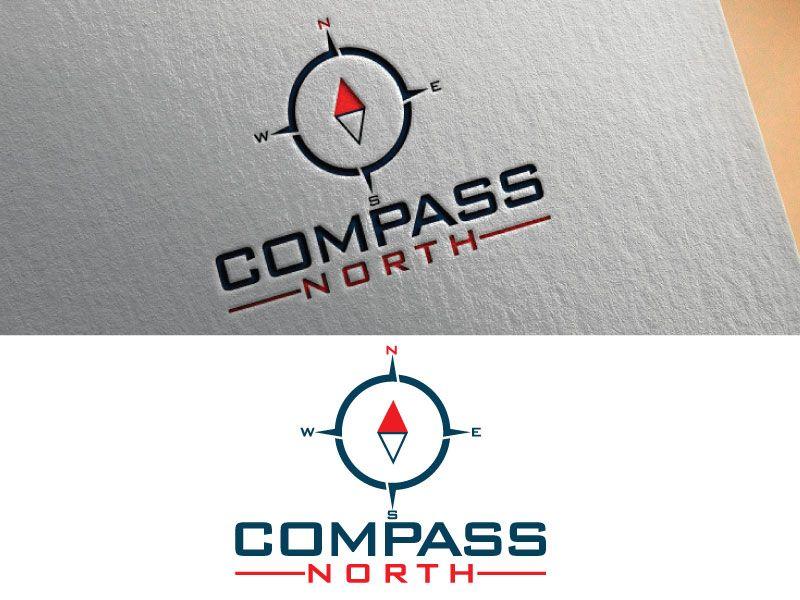 Compass North Logo - Modern, Professional, Business Consultant Logo Design for Compass