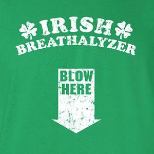 Funny Saint Logo - Irish Breathalyzer St Patrick's Day funny saint drinking college ...