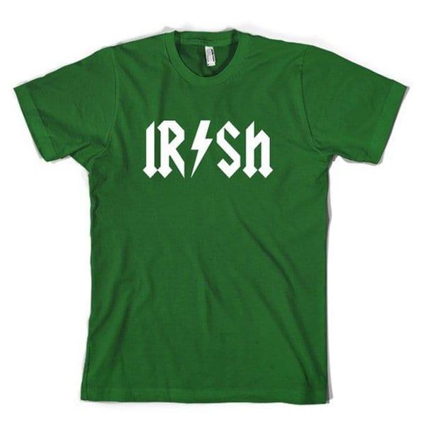 Funny Saint Logo - Shop Kids Irish Rockstar Band Logo T Shirt Funny Saint Patricks Day ...