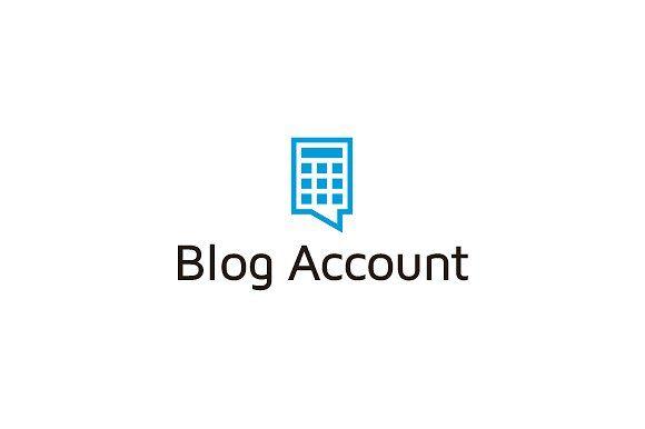 Calculator Logo - Blog Account Logo ~ Logo Templates ~ Creative Market