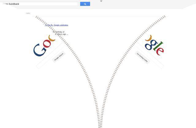Newest Google Logo - Google's newest logo celebrates birthday of zipper creator