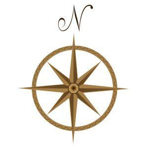Compass North Logo - Compass North Image. North Star tattoo. Compass rose, Compass