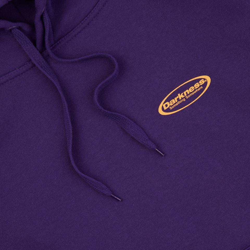 Purple Oval Logo - Oval Hooded Sweatshirt - Purple – Dark Circle Clothing