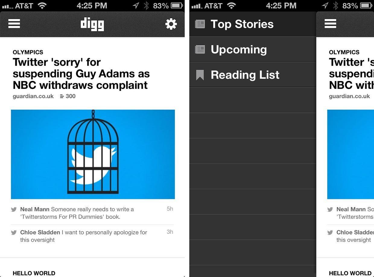 Digg App Logo - Digg v1 for iPhone hits the App Store