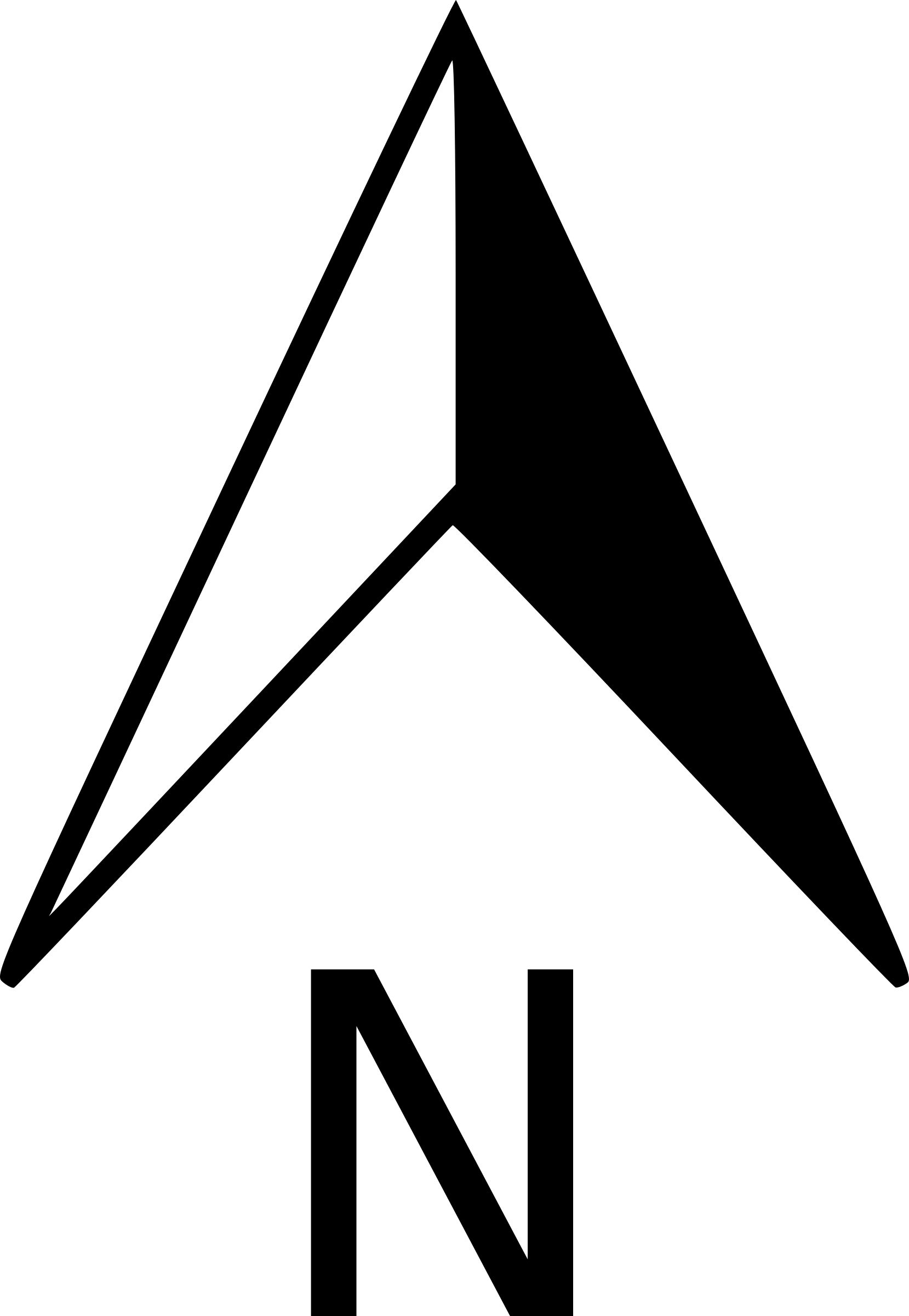 Compass North Logo - North arrow free stock svg - RR collections