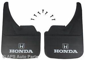 Honda Auto Logo - Universal Car Mudflaps Front Rear Honda Logo CR-Z FR-V HR-V ...