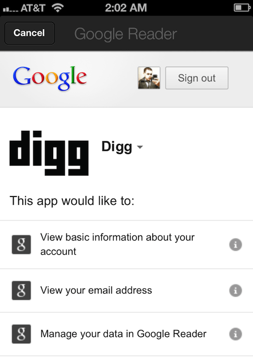 Digg App Logo - Digg app updated with support for new Google Reader replacement