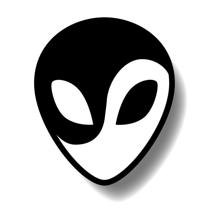 Black and White Alien Logo - Ying Yang Alien. Tattoos. Tattoos, Alien tattoo