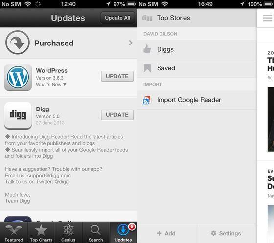 Digg App Logo - Digg Reader steps up to replace Google Reader [Review]
