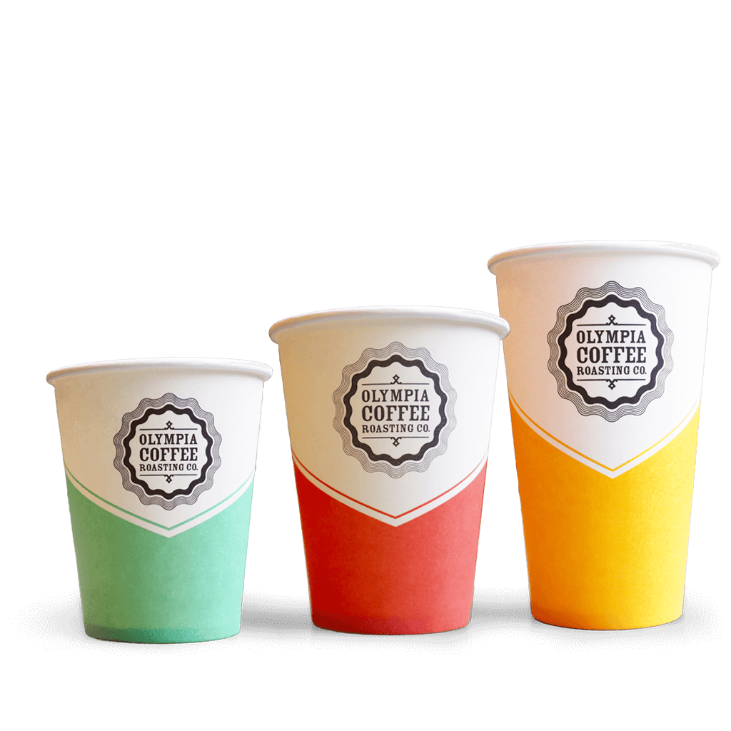 Coffe Cream Cup with Logo - Logo Branded Paper Cups