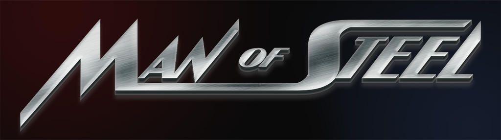 Man of Steel Title Logo - Man of Steel 2013 Title Logo by fanboiii on DeviantArt