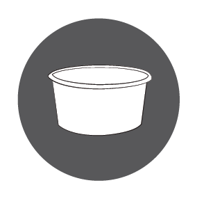 Coffe Cream Cup with Logo - Custom Ice Cream Cups | Frozen Dessert Supplies