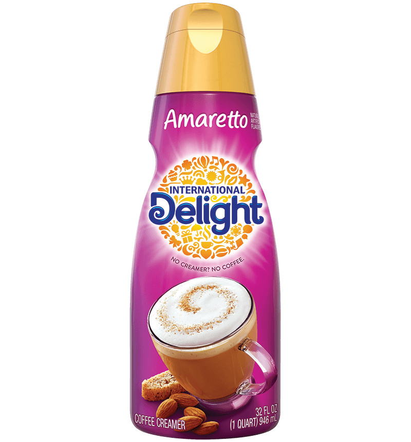 Coffe Cream Cup with Logo - Amaretto Café Non Dairy Coffee Creamer