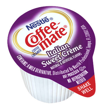 Coffe Cream Cup with Logo - Coffee Creamer Singles Italian Sweet Crème | Coffee-mate