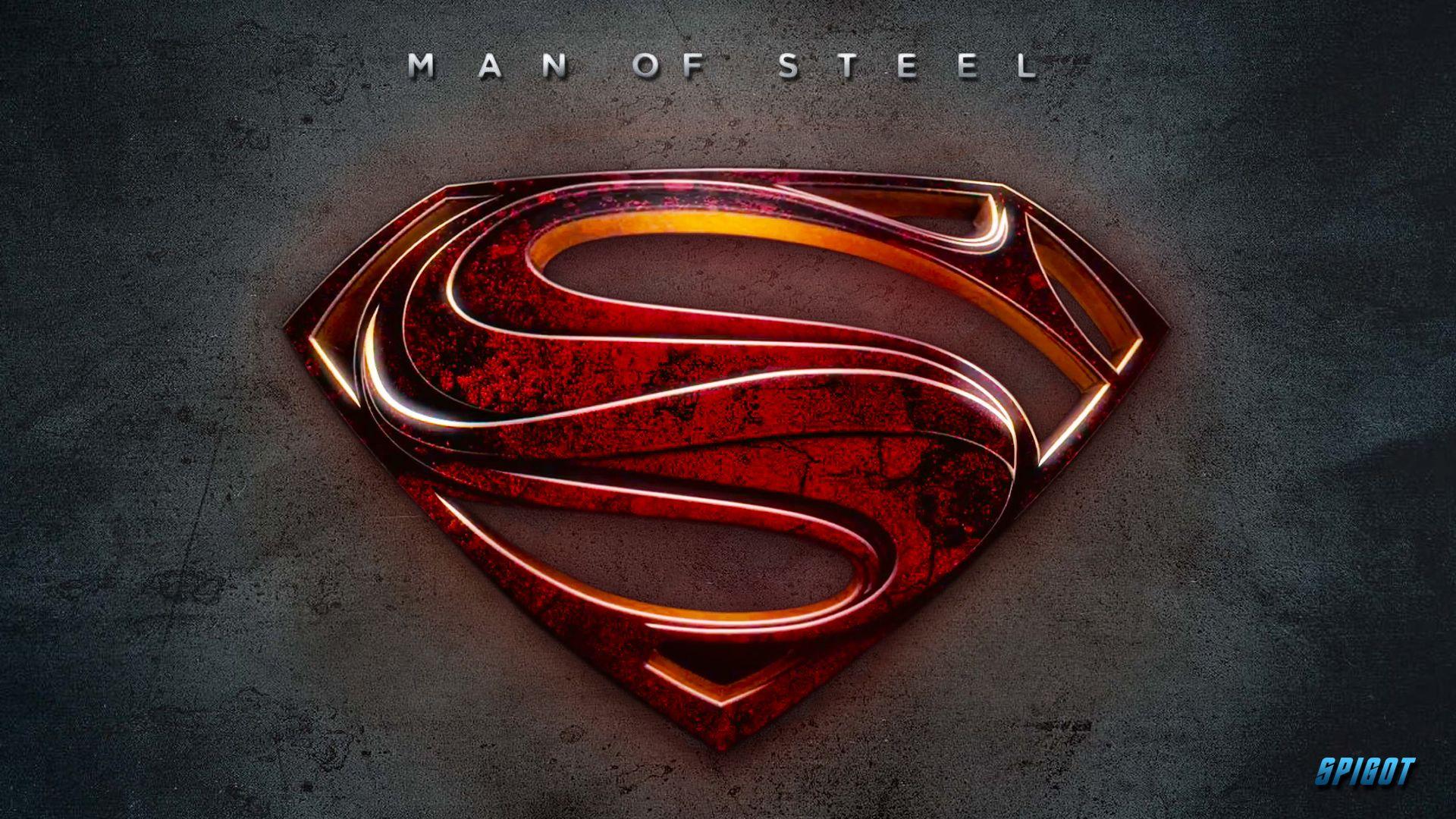 Man of Steel Title Logo - Man of Steel Logo Wallpaper - WallpaperSafari