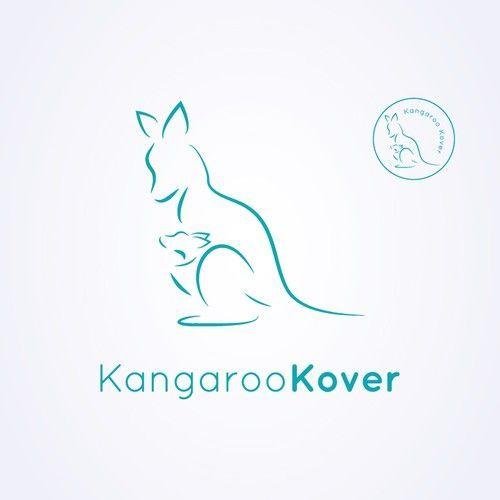 Baby Kangaroo Logo - Designs | Logo Wanted $100 Bonus!!! - Kangaroo Kovers - GUARANTEED ...