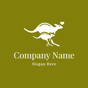 Baby Kangaroo Logo - Free Kangaroo Logo Designs | DesignEvo Logo Maker