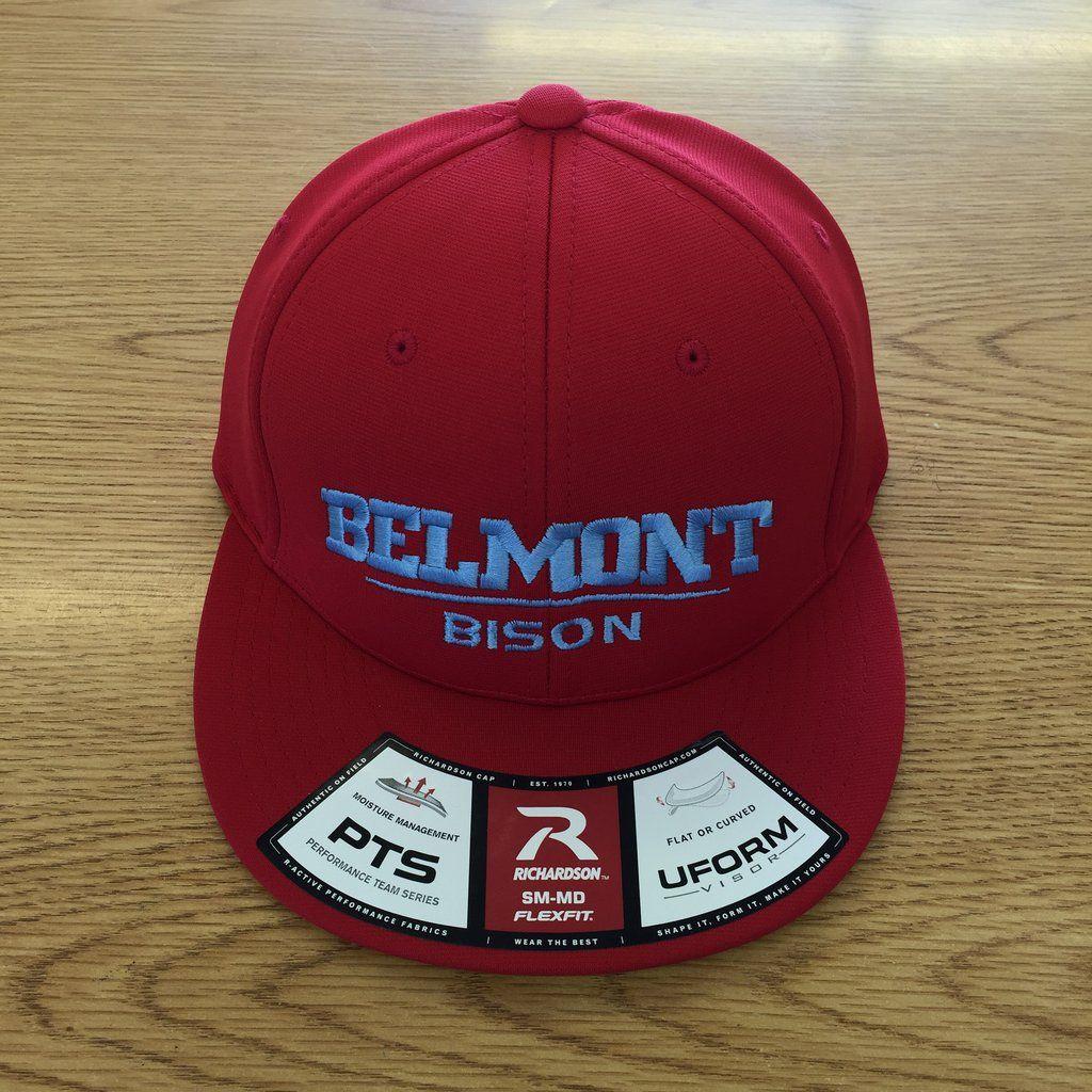 Belmont Bison Logo - Belmont Bison Flex Fit Hat